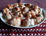 A picture of step 4 of Dahi Pakodi.