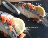 Foto del paso 4 de la receta: Sardinas a la sal sobre cama de vinagreta (Thermomix) 