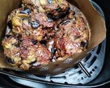 Foto del paso 5 de la receta: Hamburguesa casera de Posta molida y berenjena 🍆 en la freidora de aire