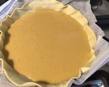 Une image de l'étape 6 de Tarte aux quetsches et pralines roses.