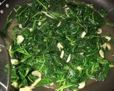 A picture of step 3 of Garlic Sautéed Spinach Carrabbas Style!!!..😋.
