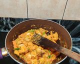 A picture of step 6 of Satvik mixed vegetable.