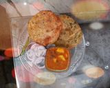 A picture of step 5 of Meethi poori aloo ki sabzi.
