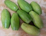 A picture of step 1 of Niramish Potol er Dolma/ Stuffed pointed Gourds with Cottage Cheese (bengali veg sabzi).