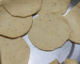 A picture of step 4 of Poori.