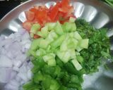 A picture of step 2 of Chatpata Rajma Salad.