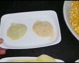 A picture of step 2 of Anday wala burger.