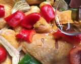 Foto del paso 5 de la receta: Pollo de corral asado, a la mandarina 🍊