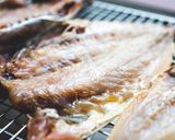 A picture of step 4 of Japanese semi-dried horse mackerel.