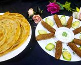 A picture of step 11 of Seekh kabab.
