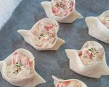 A picture of step 5 of Shrimp and Imitation Crab Baked Gyoza Cups – Perfect for Entertaining.