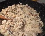 Csirkés-gombás rizottó recept fázis 8 fotója