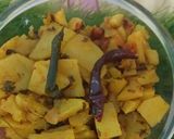 A picture of step 5 of Punjabi thali (Chana mansala & More).