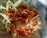 A picture of step 3 of Potato Lachha.