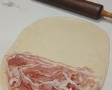Foto del paso 2 de la receta Espirales Crujientes de masa de Pizza con Embutidos y Queso Fundente al horno