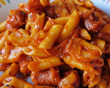 Foto del paso 5 de la receta: Macarrones con salsa de tomate y chistorra