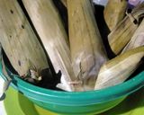 Foto langkah ke 6 dari resep Lontong Hemat Gas Hasil Kenyal Empuk Metode 15.30.15.30.10.