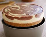 A picture of step 12 of Creamy Cheesecake Recipe (Marble Cake)💝.