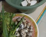 Foto langkah ke 1 dari resep Sup Tahu Telur Puyu.