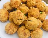 A picture of step 8 of CRISPY YAM BALLs(kwallondoya) by maryumms_cuisine.