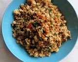 Gambar langkah 4 resipi Ayam Pad Kra Pao.