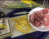 Salted Mustard Green And Tofu Pork Soup recipe step 2 photo
