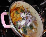 A picture of step 5 of Shrimps sauce.