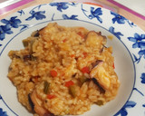 Foto del paso 11 de la receta: Arroz meloso con pulpo y gambón