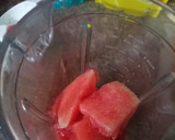 Foto langkah ke 1 dari resep Jus semangka timun jeruk nipis.