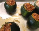 A picture of step 6 of Stuffed courgettes.