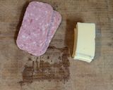 A picture of step 1 of ★ Spam and cheese roll★.