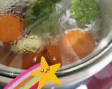 Foto langkah ke 2 dari resep Menu MPASI 6 Bulan Bubur dengan Telur Puyuh with slow cooker.
