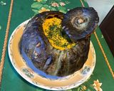 Une image de l'étape 12 de Purée de courge bernettine à la brousse corse,oignon de roscoff et persil.