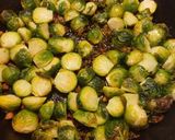 A picture of step 3 of Roasted Bacon and Brussels Sprouts.