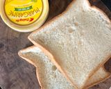 Hình bước làm 1 của món Bánh mì caramen