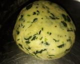 A picture of step 2 of Methi puri.