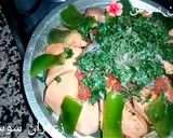 صورة لخطوة 3 من وصفة طاجين بالدجاج مخضر بطاطا حلوة😋👌