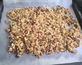 Glutén- és tejmentes, mogyoróvajas, áfonyás (granola) müzli recept fázis 3 fotója