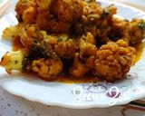 A picture of step 4 of Cauliflower Chaap.