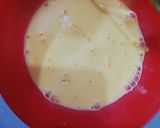 A picture of step 2 of Khubani ka meetha.