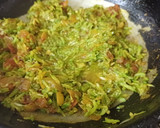 A picture of step 3 of Turai subji (dry).