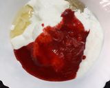 A picture of step 1 of Strawberry cup cake.