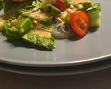 Foto langkah ke 4 dari resep Salmon teriyaki dan creamy sallad.