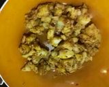 A picture of step 2 of Bread Idli.