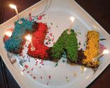 Foto langkah ke 7 dari resep Kue Ultah Wafer Coklat (no backing/masak).