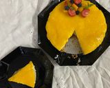 A picture of step 8 of Mango cheesecake.