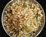 A picture of step 11 of Sabudana khichdi.