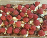 Foto del paso 4 de la receta: Brownies cheesecake con frambuesas keto