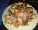 Foto del paso 1 de la receta: Costillas con longaniza y patata