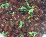 A picture of step 4 of Chatpata Black Chana masala.